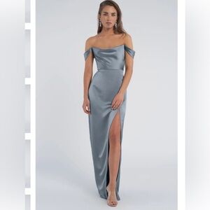 Jenny Yoo Sawyer dress in the Chambray color